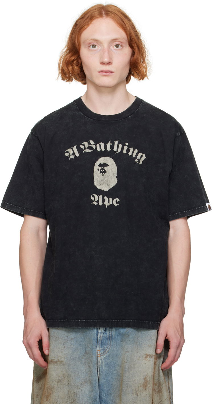 Majica BAPE Overdye T-Shirt Črna | 001CSK301009M