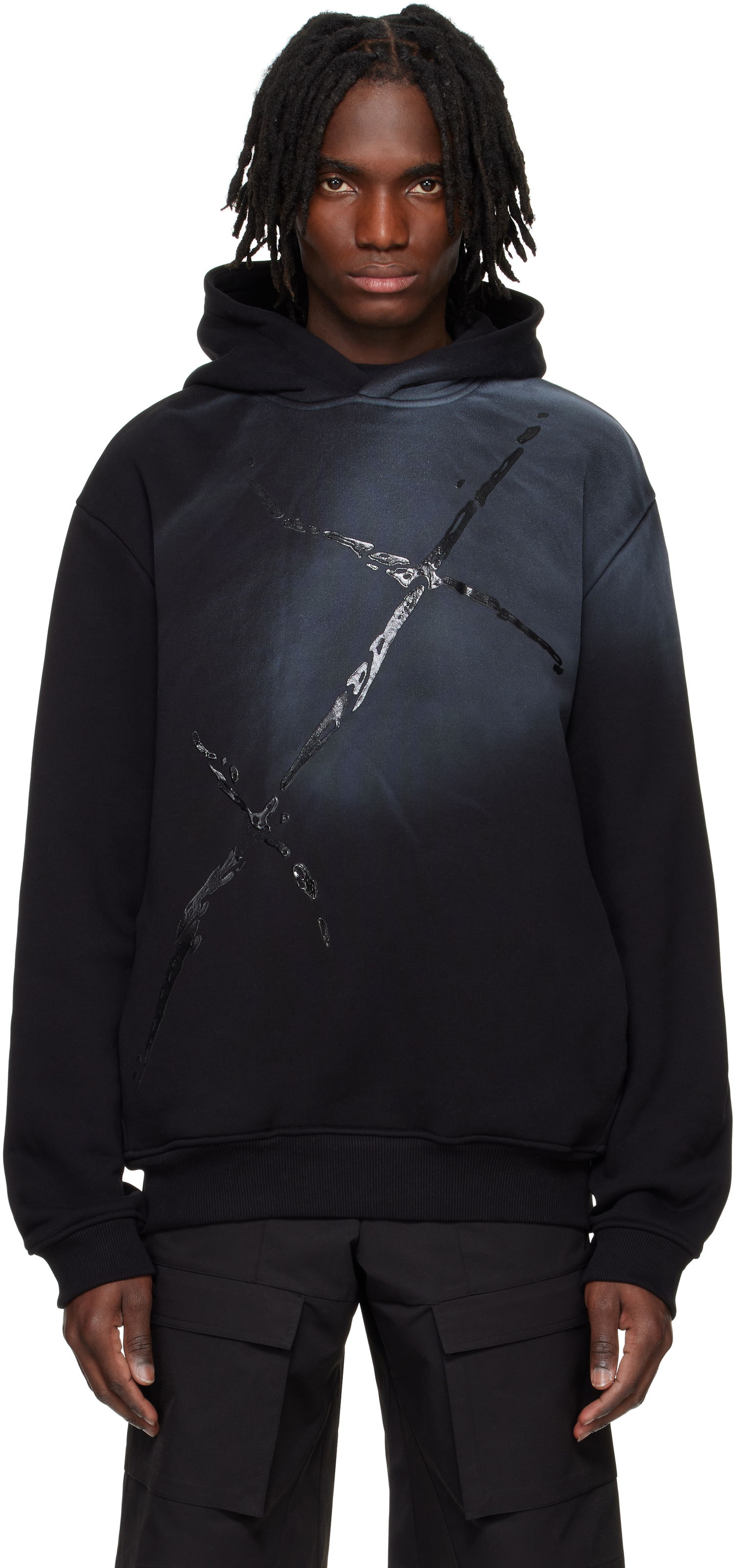 Pulover HELIOT EMIL HELIOT EMIL Fluxus Hoodie Črna | PRESS25_M_08_072_BLK01, 0