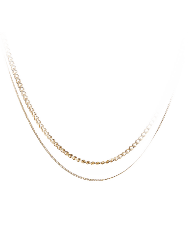 Ogrlica A.P.C. Collier Minimal Necklace Kovinski | MEACC-M70680 RAA