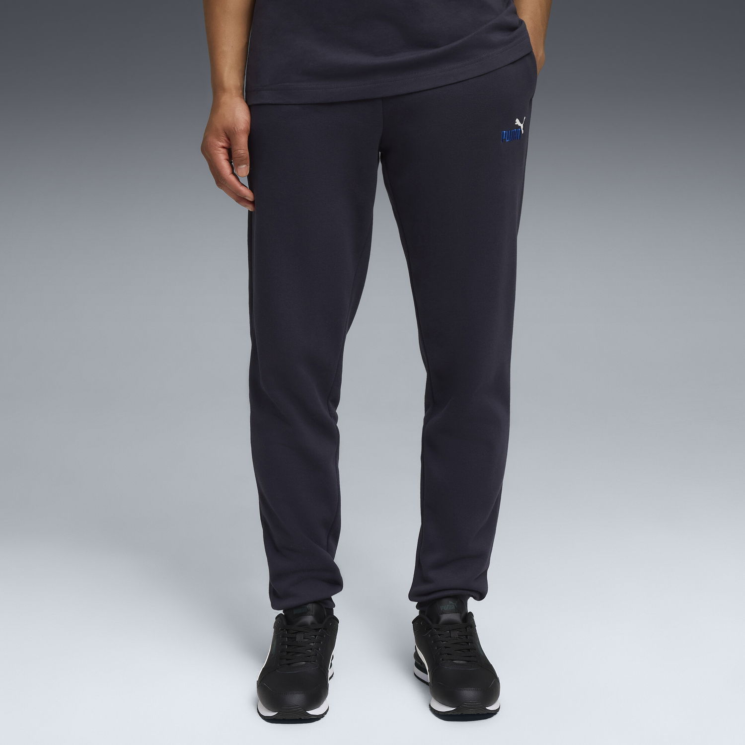 Trenirka Puma Essentials 2 Color Logo No. 1 Sweatpants Mornarica | 684713_17, 1