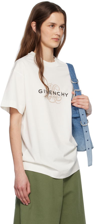 Majica Givenchy Givenchy Reverse Logo T-Shirt Bela | BM71MG3YQJ130, 4