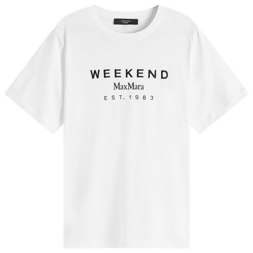 Majica Max Mara Max Mara Logo T-Shirt, Size Large Bela | 2515971041600