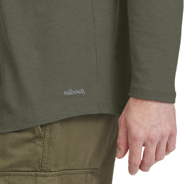 Majica Allbirds Merino Long Sleeve T-Shirt, Size Small Zelena | A12117M, 3
