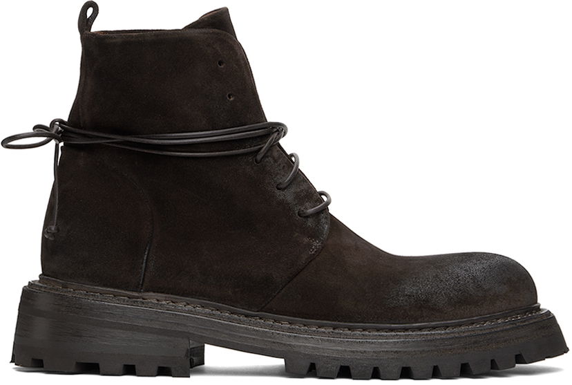Oblačila Marsèll Marsèll Carrucola Suede Boots Rjava | MM4025 186460