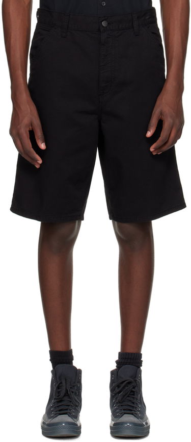 Kratke hlače Carhartt WIP Single Knee Cotton Shorts Črna | I031504, 0