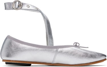 Pasovi Repetto Repetto Sophia Belt Ballerina Flats Kovinski | V4232VEM, 0