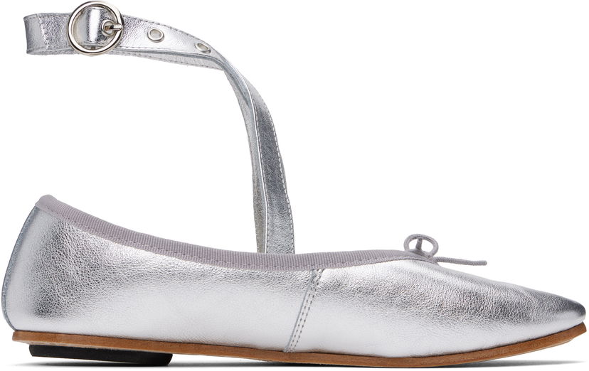 Pasovi Repetto Repetto Sophia Belt Ballerina Flats Kovinski | V4232VEM