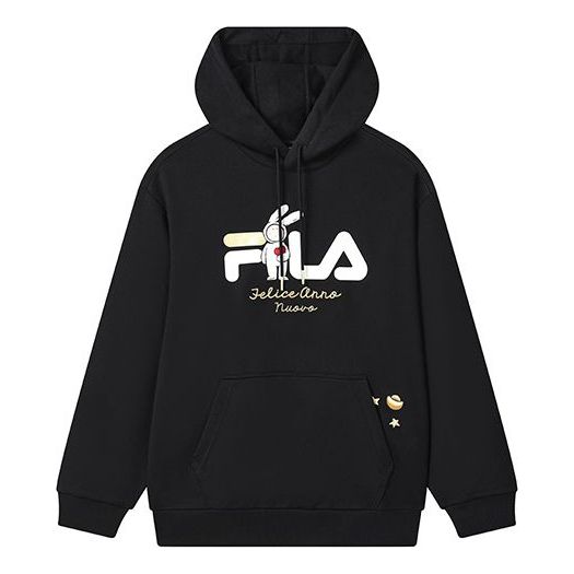 Pulover FILA Rabbit Logo Hoodie Črna | F11U319205F-BK