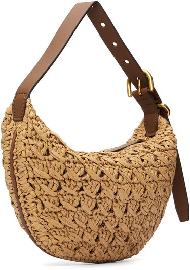 Torba za čez ramo rag & bone Rag & Bone Mercer Small Raffia Shoulder Bag Bež | RF100901, 2