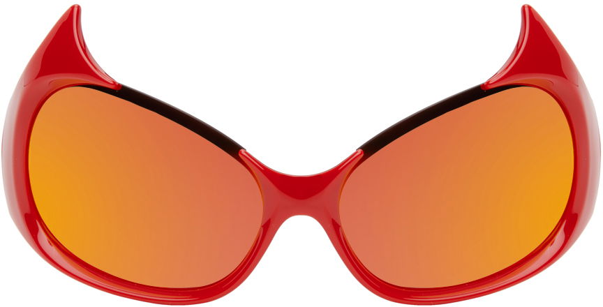 Sončna očala Balenciaga Red Gotham Cat Oranžna | BB0284S-004, 0