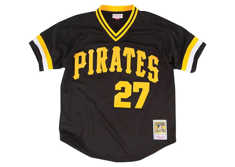Dres Mitchell & Ness Mitchell & Ness Pittsburgh Pirates Kent Tekulve 1982 Authentic Mesh BP Jersey Črna | 9N3B7MBP0-PITKT-Y82, 0