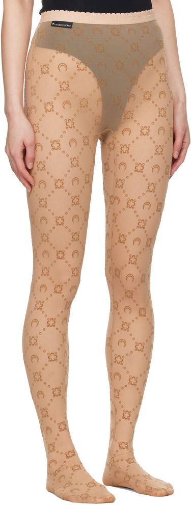 Nogavice Marine Serre Recycled Mesh Flock Tights Siva | WUW034A CJER0005, 1