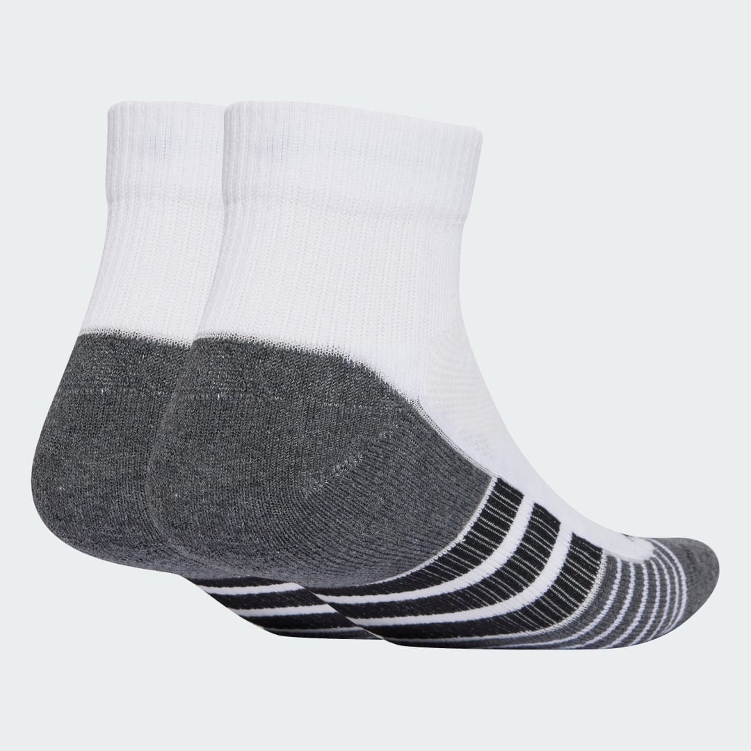 Nogavice adidas Performance Performance Cushioned Quarter Socks 3 Pairs Bela | JD9574, 0