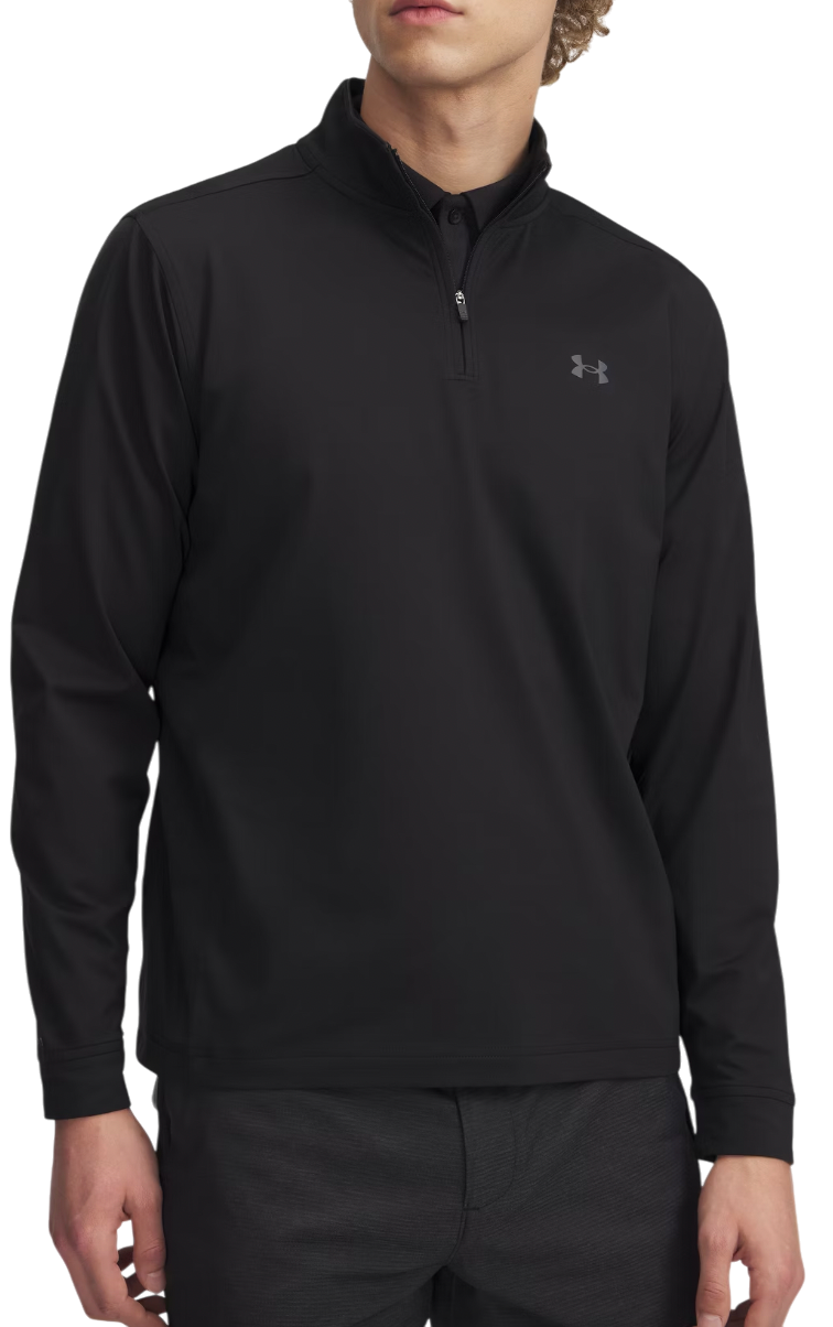 Pleteni pulover Under Armour UA Drive 1/4 Zip Pullover Črna | 1389864-001