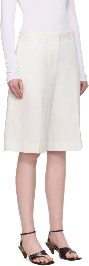 Kratke hlače TOTEME TOTEME Tailored Shorts Bela | 253-WRB0285-FB0425, 1
