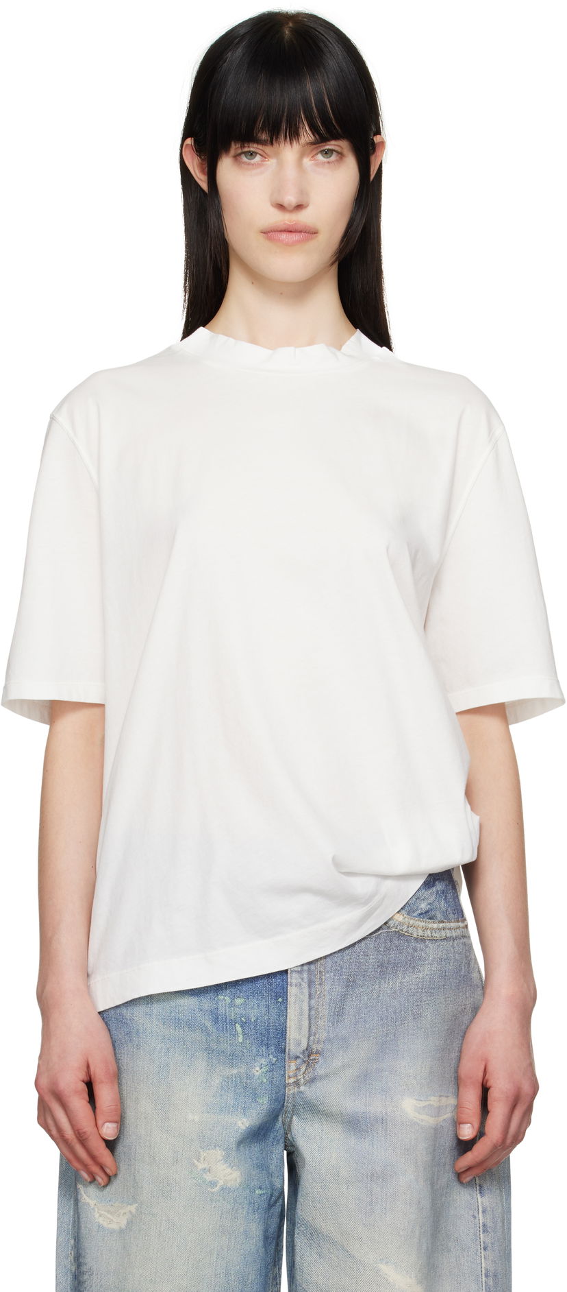 Majica OUR LEGACY Our Legacy Big T-Shirt Bela | W2256BW