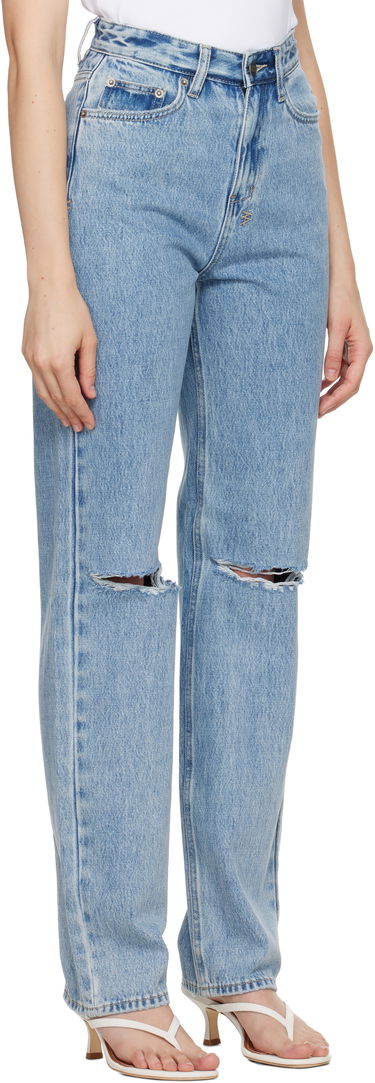 Kavbojke Ksubi Playback Authentik Trashed Denim Jeans Modra | WCO23DJ002, 1