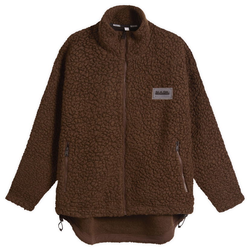 Jakna Napapijri Martine Rose Logo Fleece Jacket Rjava | NP0A4IG7-WT1