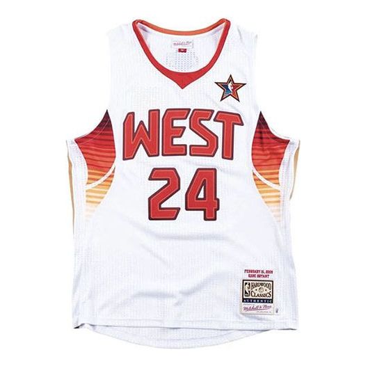 Dres Mitchell & Ness Mitchell & Ness NBA All-Star 2009 West Kobe Bryant Authentic Jersey Bela | AJY4EL18004-ASWWHIT09KBR