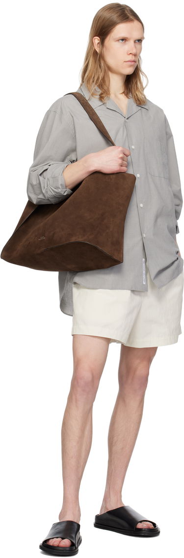 Kratke hlače Studio Nicholson Studio Nicholson Elio Relaxed Fit Shorts Bela | ELIO SNM - 1275, 3