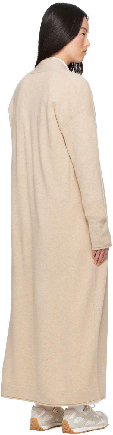 Pleteni pulover Max Mara Max Mara Asbuurg Longline Open Cardigan Bež | 2511341018600, 2