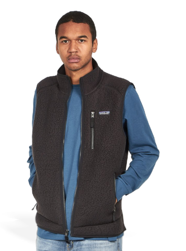 Telovnik Patagonia Retro Pile Vest Črna | 22821-BLK