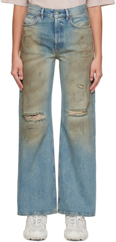 Kavbojke Acne Studios Loose-Fit 2021F Siva | A00402-, 0