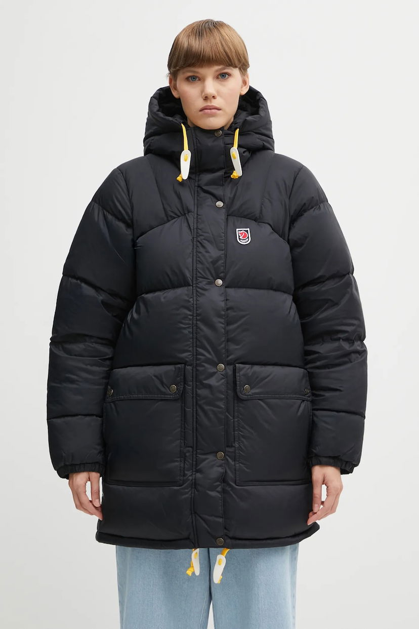 Puhovka FJÄLLRÄVEN Expedition Winter Puffer Jacket Črna | F89029