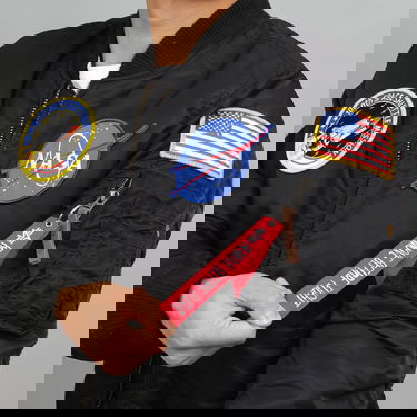 Bomber jakna Alpha Industries MA-1 VF NASA Jacket Črna | 166107-03, 3
