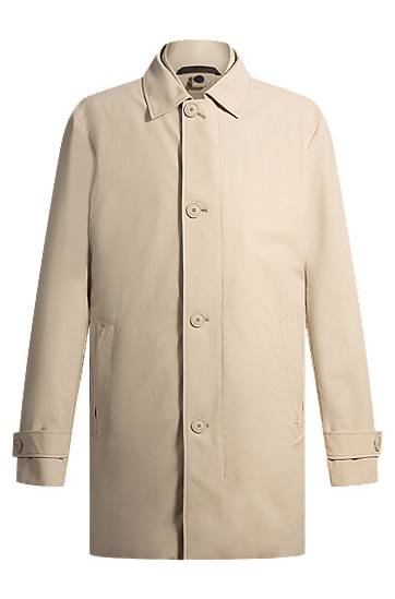 Dežni plašč BOSS Stretch-Softshell Coat with Detachable Inner Gilet Bež | 50535379