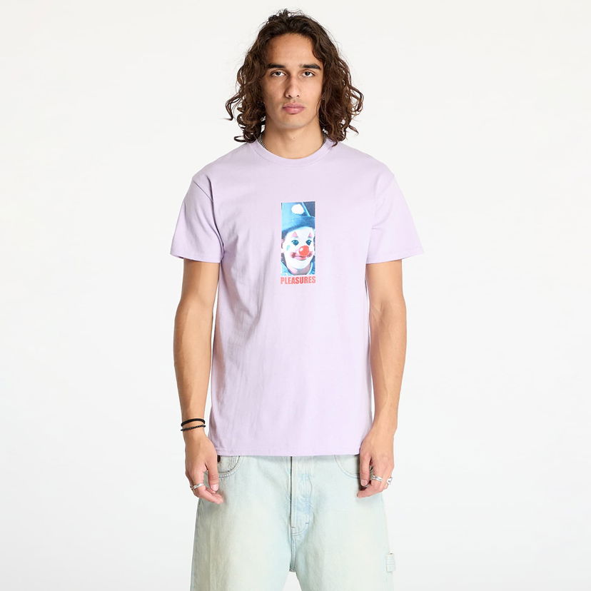 Majica Pleasures Clown T-Shirt Orchid Lila | P24F063 ORCHID