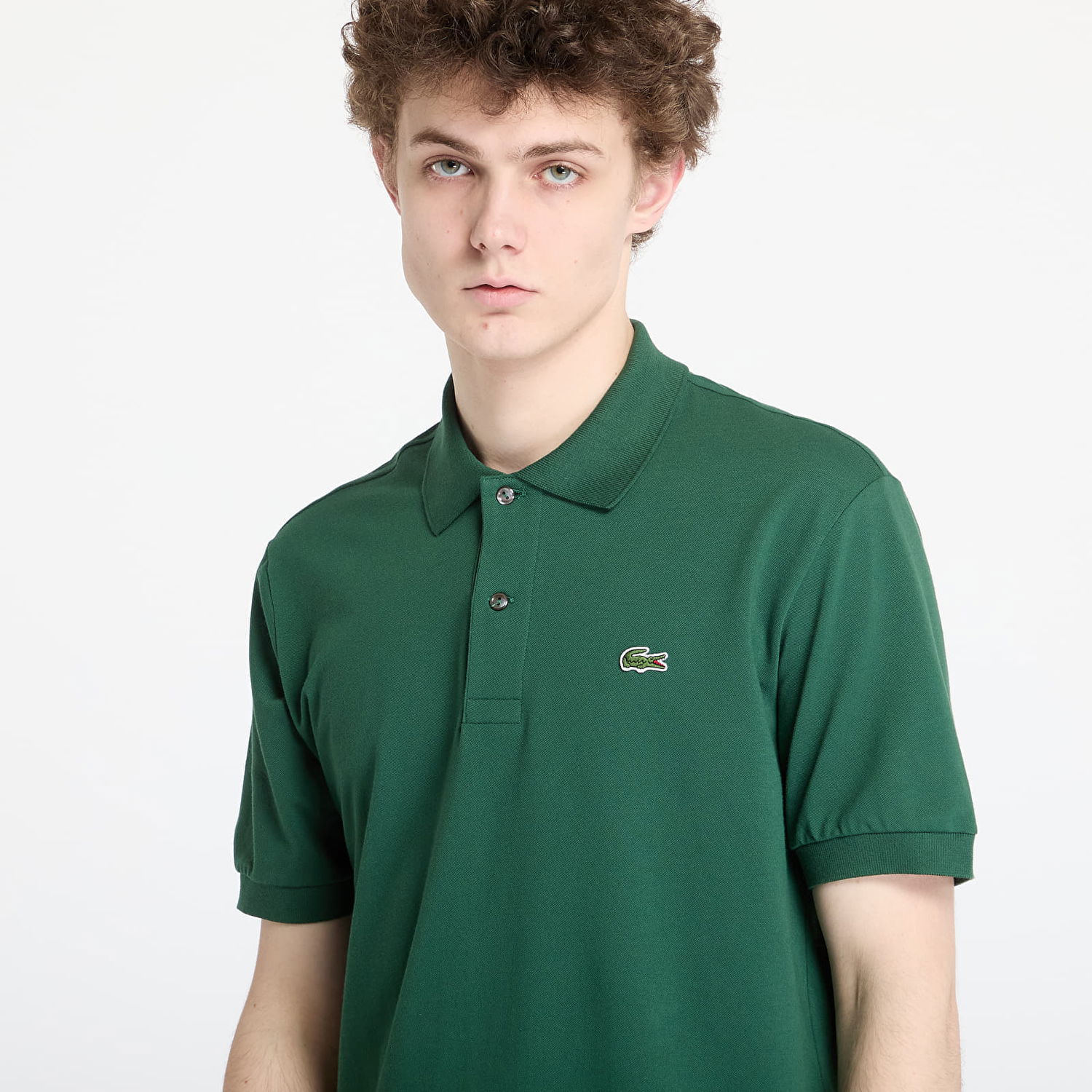 Polo majica Lacoste Lacoste Light Pique Polo Shirt Zelena | PH9851 132, 1