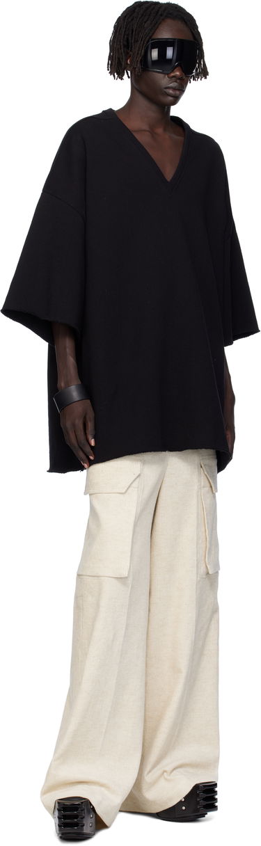 Majica Rick Owens Rick Owens Concordians V Tommy T-Shirt Črna | RU02E1279 JTC, 3