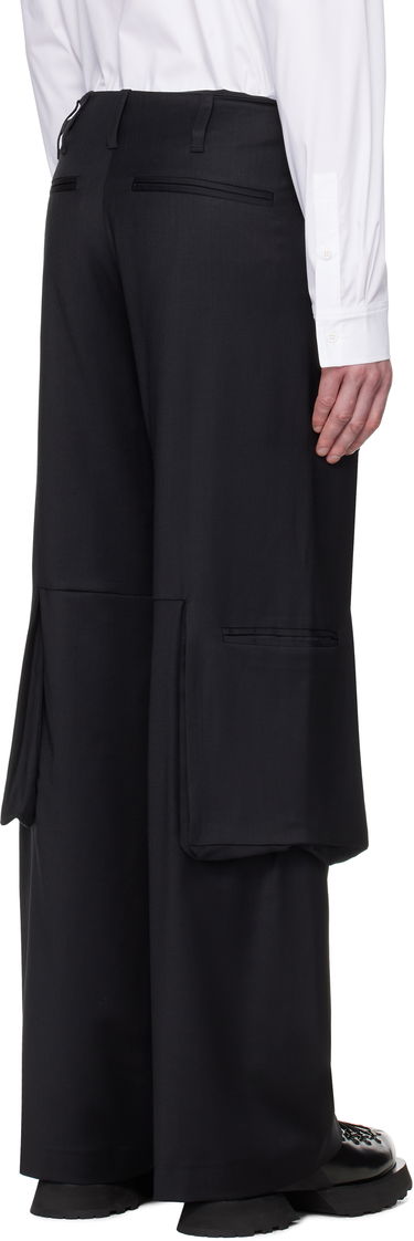 Cargo hlače HELIOT EMIL HELIOT EMIL Ferro Tailored Cargo Pants Črna | SS25_M_10_198_BLK01, 2