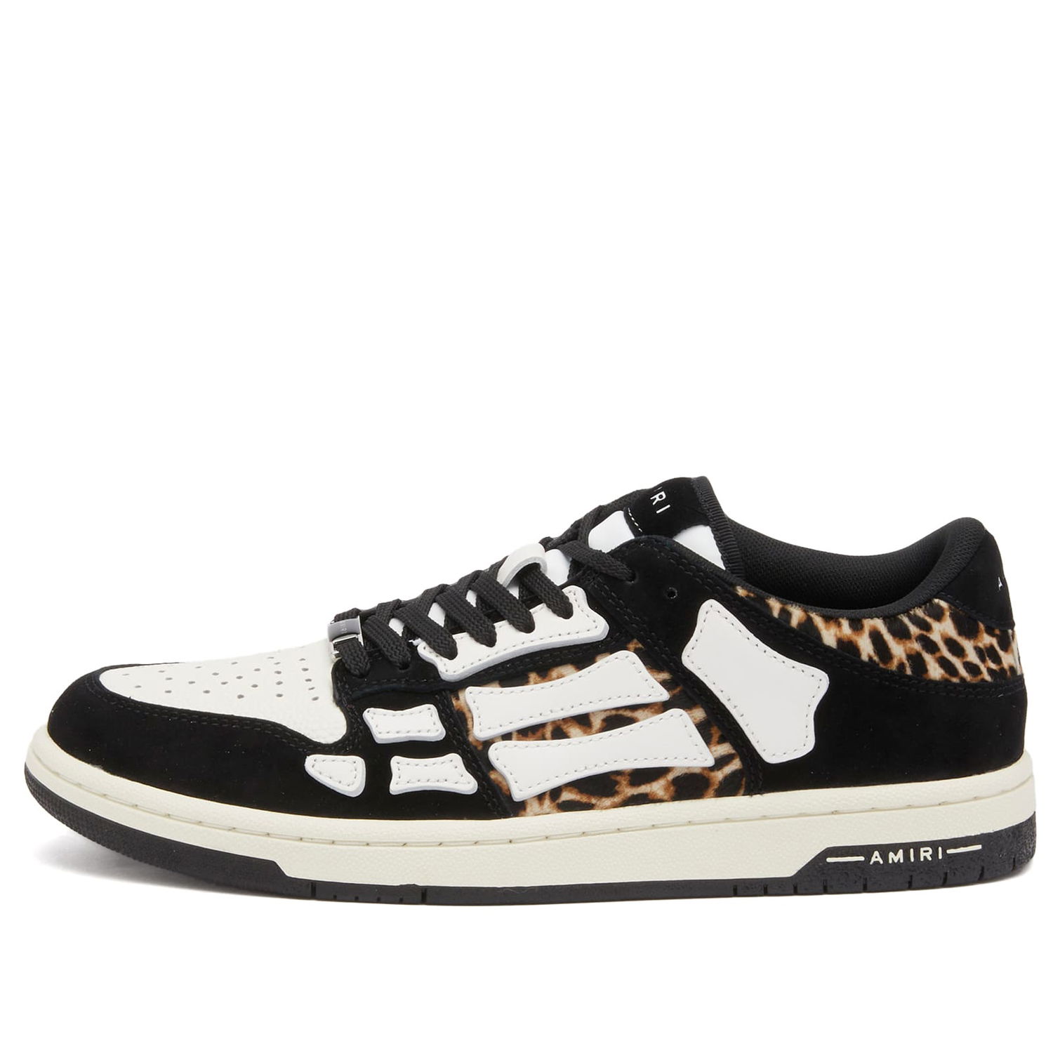 Superge in čevlji AMIRI Leopard Skel Top Low Črna | AWFOSR1044-001, 0