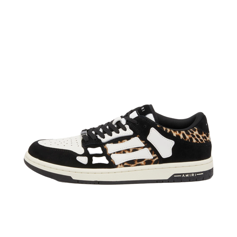 Superge in čevlji AMIRI Leopard Skel Top Low Črna | AWFOSR1044-001