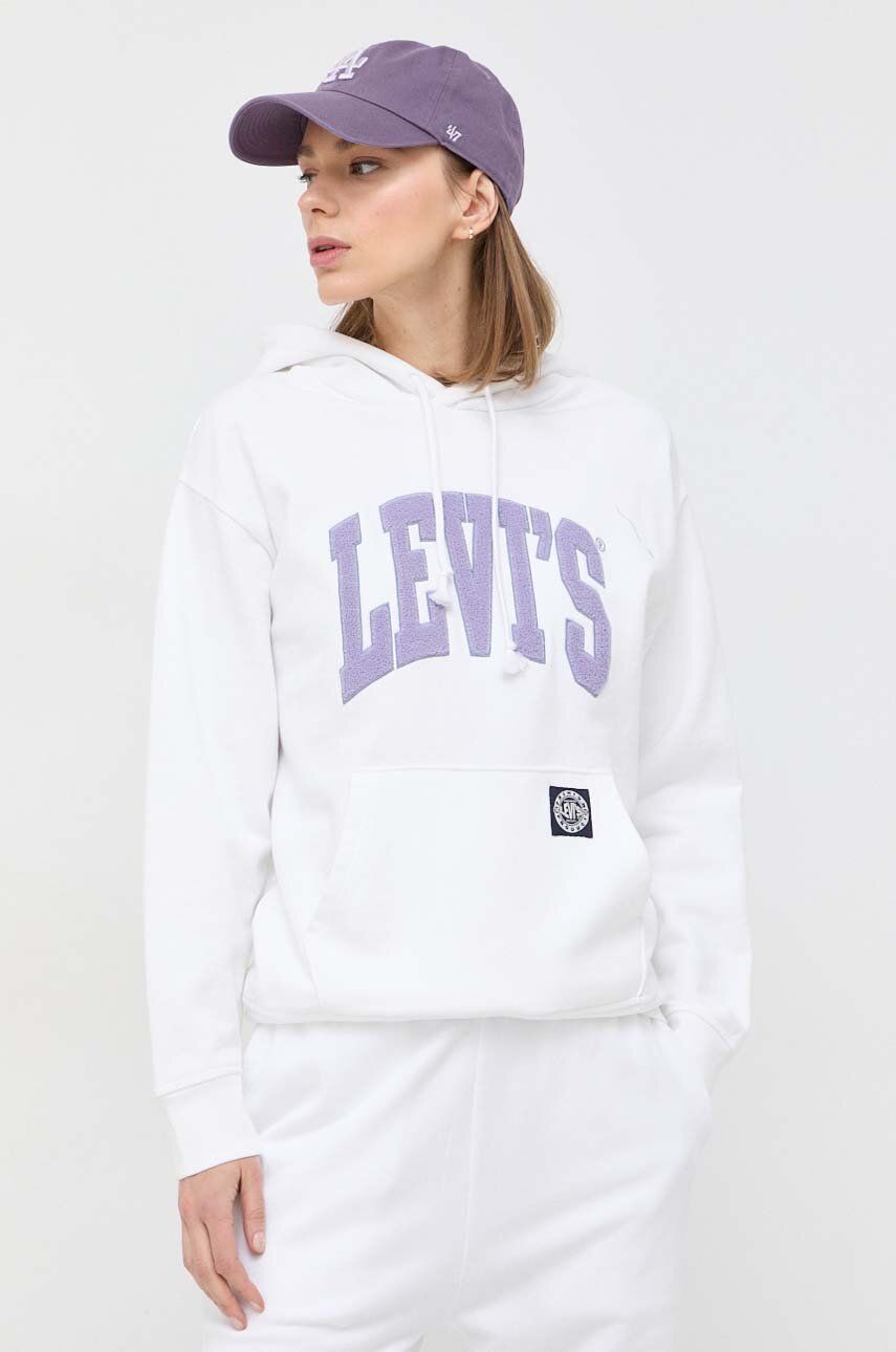Pulover Levi's Hoodie Bela | 18487.0243, 0