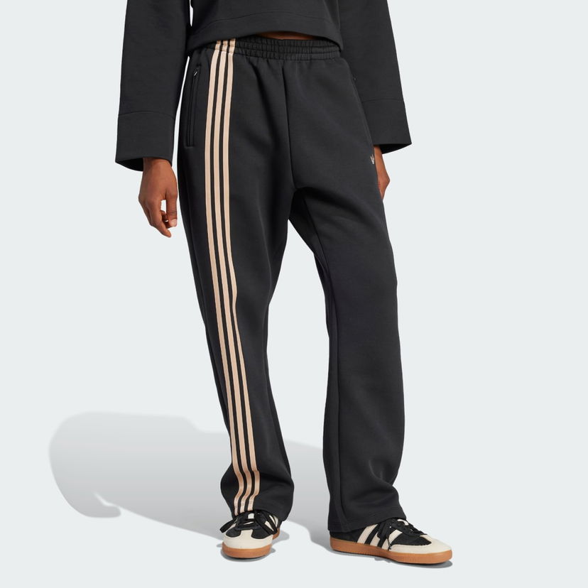 Trenirka adidas Performance Oversized 3-Stripes Sweatpants Črna | JJ0941
