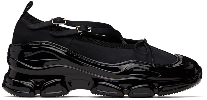 Oblačila Simone Rocha Simone Rocha Classic Buckle Tracker Ballerinas Črna | HT19-M 0755