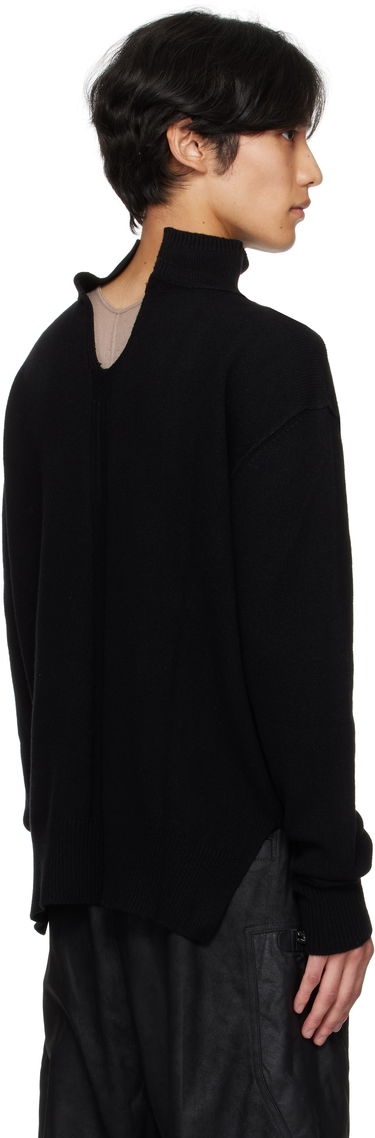 Pleteni pulover Rick Owens Rick Owens Concordians Tabard Sweater Črna | RU02E1648 WSBR, 2
