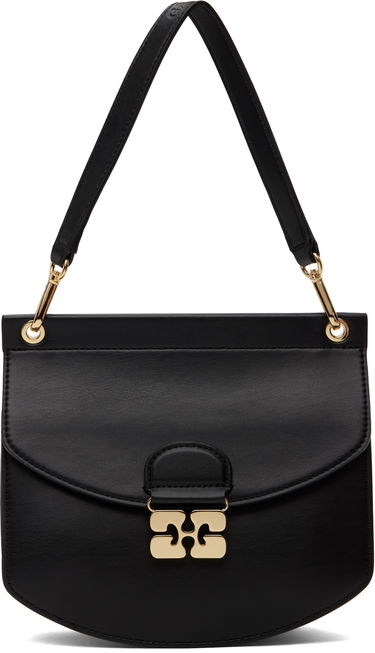 Torbica GANNI Ganni Small Apo-G Shoulder Bag Črna | A6449, 0