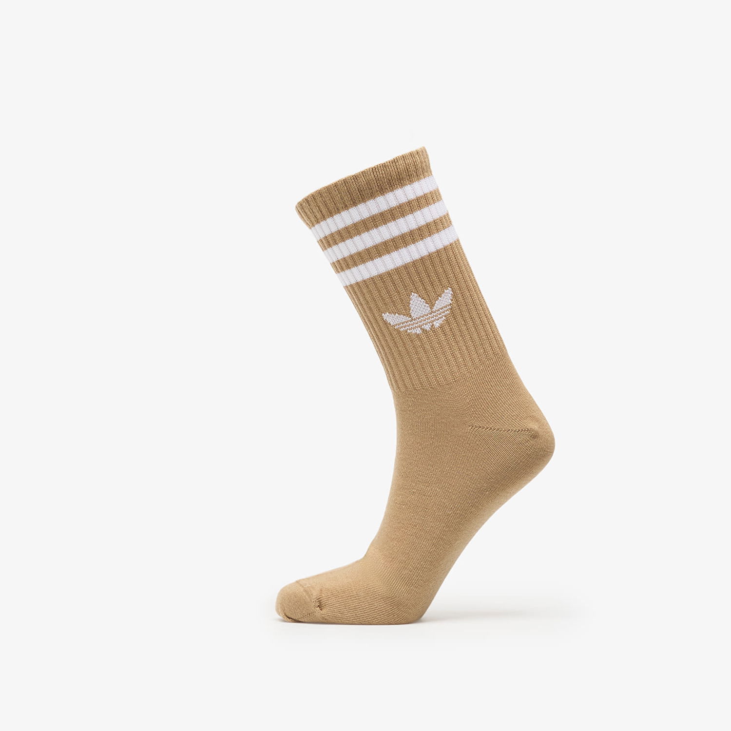 Nogavice adidas Performance 3-Stripes Crew Socks - 3 Pairs Rjava | JZ4945, 1