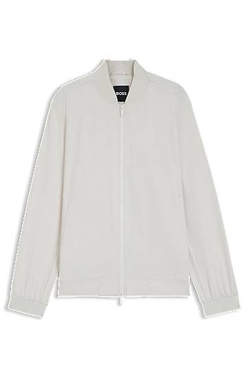 Bomber jakna BOSS Performance-Stretch Water-Repellent Jacket Bela | 50545795
