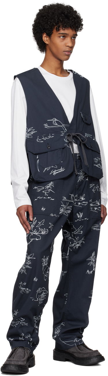 Telovnik Engineered Garments Engineered Garments Fowl Vest Mornarica | 25S1C002, 3