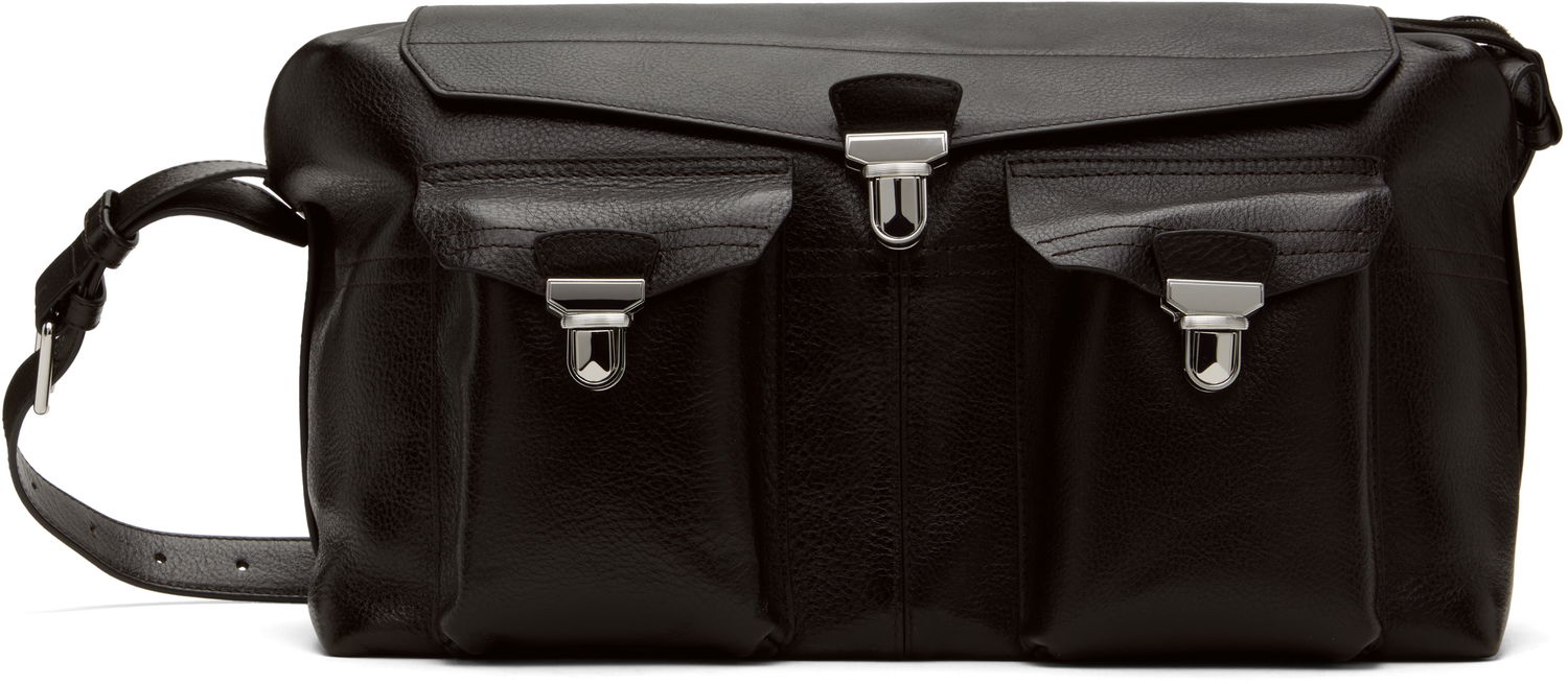 Torba za čez ramo LEMAIRE Lemaire Week-End Gear Bag Črna | BG0083 LL0067, 0