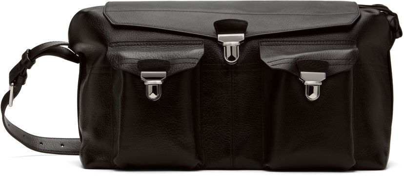 Torba za čez ramo LEMAIRE Lemaire Week-End Gear Bag Črna | BG0083 LL0067