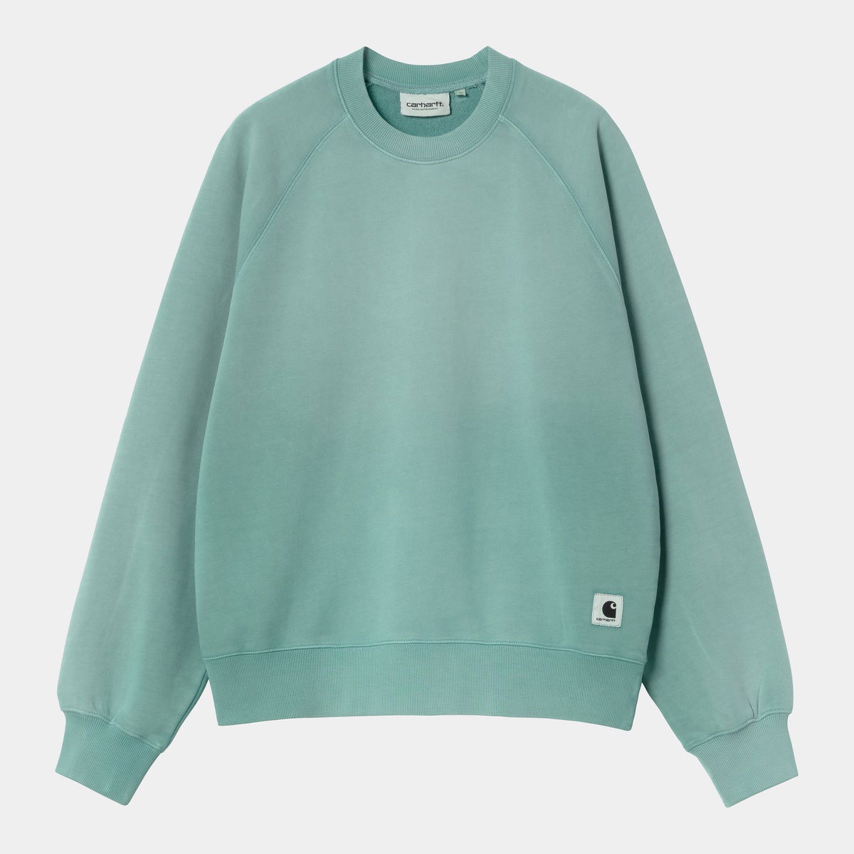 Pulover Carhartt WIP Carhartt WIP Hudson Sweatshirt Turkizna | I035136_12, 0