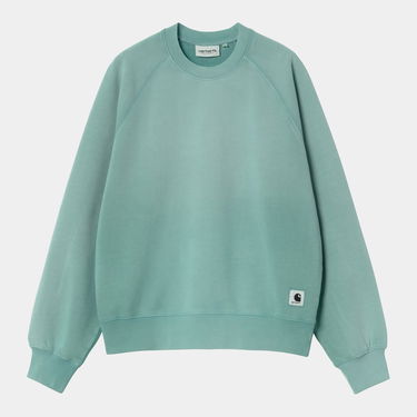 Pulover Carhartt WIP Carhartt WIP Hudson Sweatshirt Turkizna | I035136_12, 0