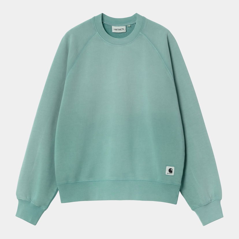 Pulover Carhartt WIP Carhartt WIP Hudson Sweatshirt Turkizna | I035136_12
