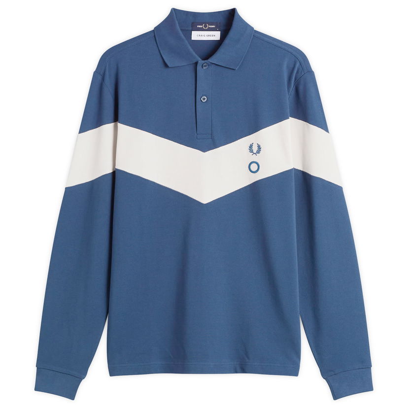 Polo majica Fred Perry x Craig Green Graphic Polo Shirt Modra | SM1143-A03